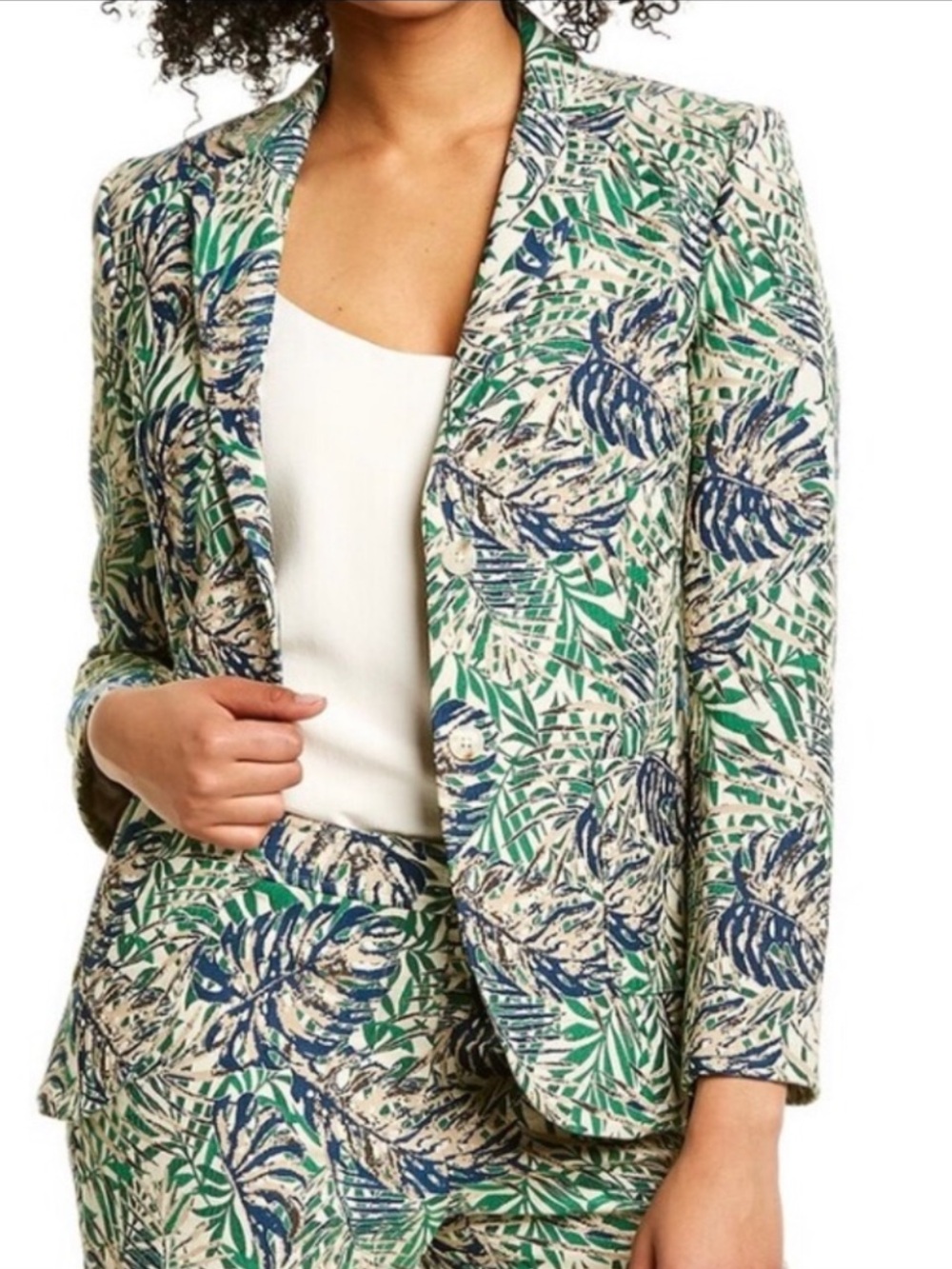 J.McLAUGHLIN Botanical Aubrey Blazer Small